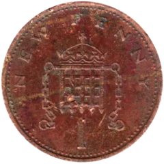 Preview 1 penny, 1976 reverse