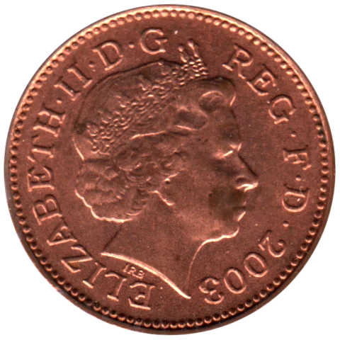 1 penny, 2003 Obverse