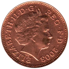 Preview 1 penny, 2003 obverse