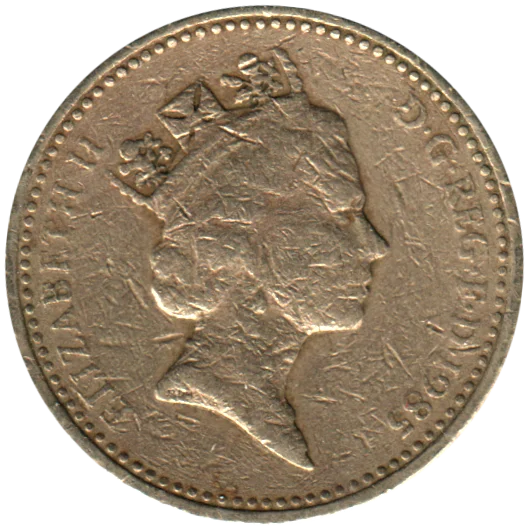 1 Pound, 1985 Obverse