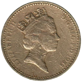 Preview 1 Pound, 1985 obverse