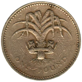 Preview 1 Pound, 1985 reverse