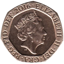 Preview 20 pence, 2016 obverse