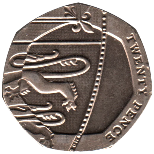 20 pence, 2016 Reverse