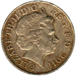 Preview 1 Pound, 2011 obverse
