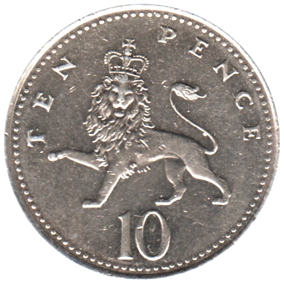 10 pence, 2000 Reverse
