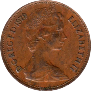 Preview 2 pence, 1979 obverse