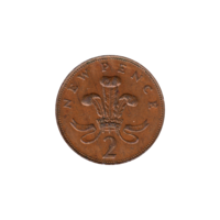 Preview 2 pence, 1979 reverse