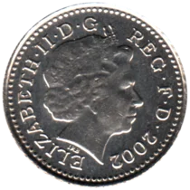 Preview 5 pence, 2002 obverse