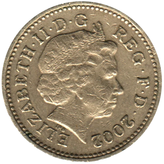 1 Pound, 2002 Obverse