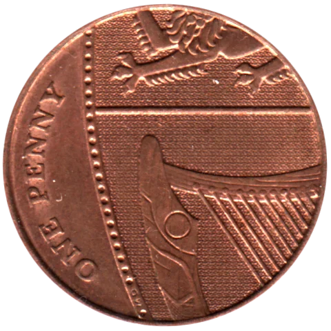 1 penny, 2008 Reverse