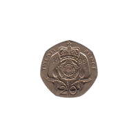 Preview 20 pence, 1999 reverse