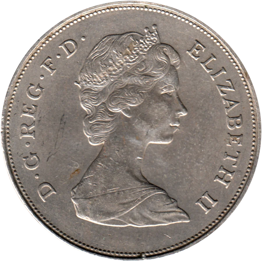 25 pence, 1981 Obverse