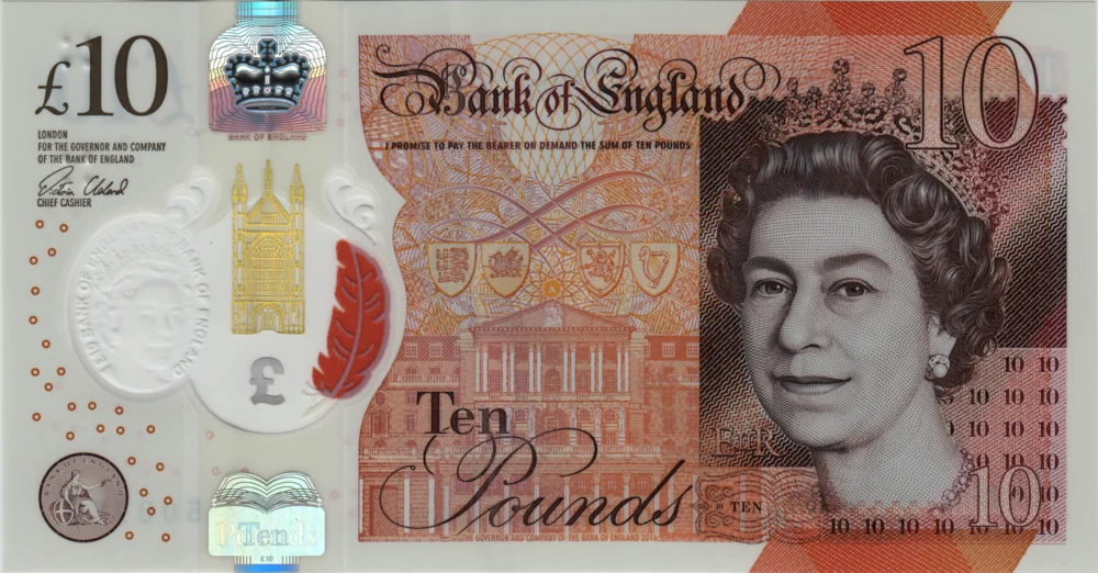 10 Pounds, 2016 Obverse