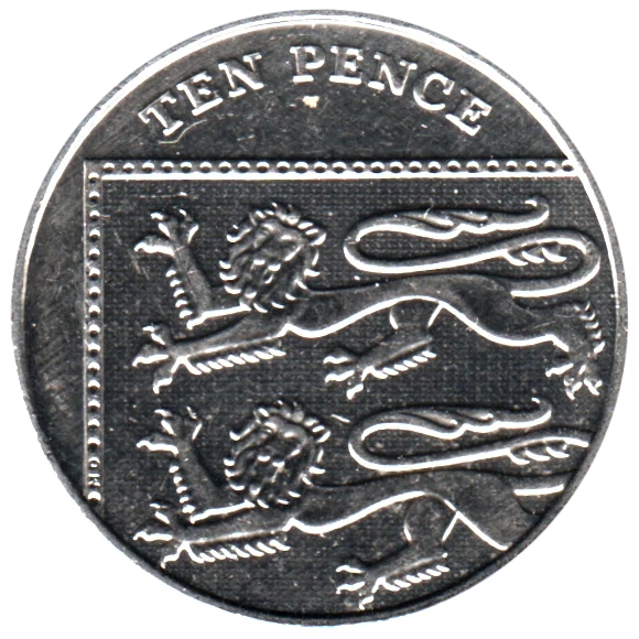 10 pence, 2015 Reverse