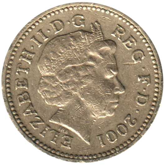1 Pound, 2001 Obverse