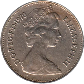 Preview 5 pence, 1979 obverse