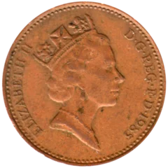 Preview 1 penny, 1985 obverse