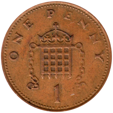 1 penny, 1985 Reverse