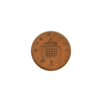 Preview 1 penny, 1985 reverse