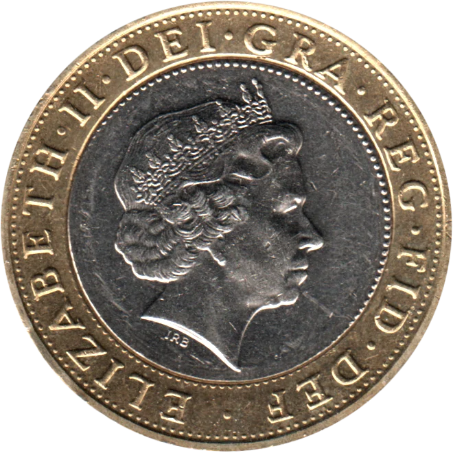 2 Pounds, 2015 Obverse