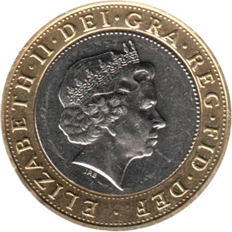 Preview 2 Pounds, 2015 obverse