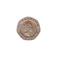 Preview 20 pence, 1996 obverse