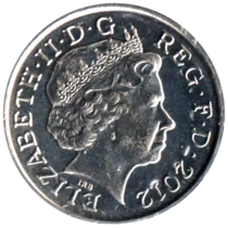 Preview 5 pence, 2012 obverse
