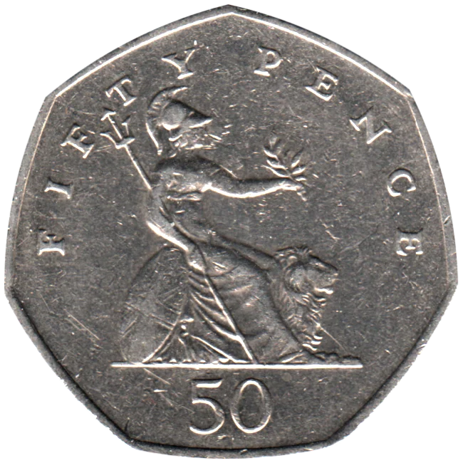 50 pence, 2002 Reverse