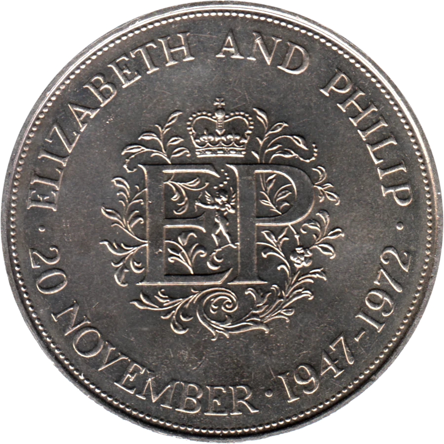 25 pence, 1972 Reverse