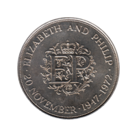 Preview 25 pence, 1972 reverse