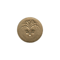 Preview 1 Pound, 1990 reverse
