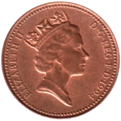 Preview 1 penny, 1994 obverse