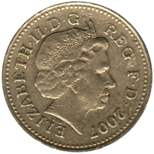 1 Pound, 2007 Obverse