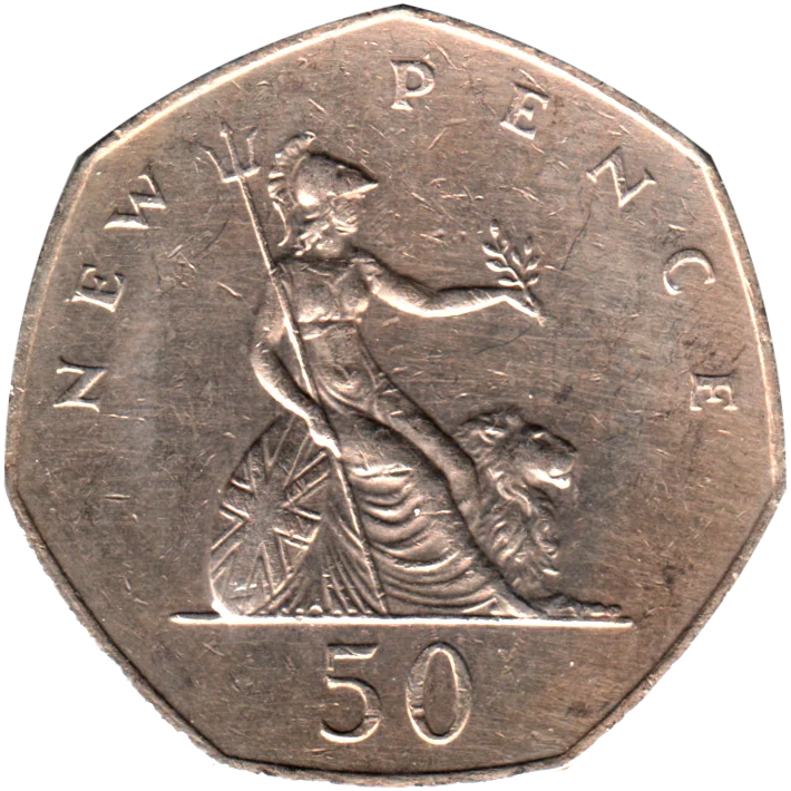 50 pence, 1981 Reverse