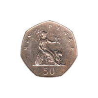 Preview 50 pence, 1981 reverse