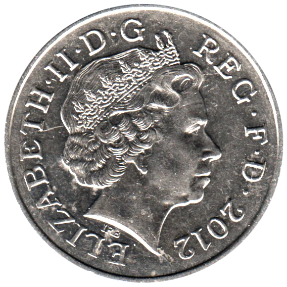 10 pence, 2012 Obverse