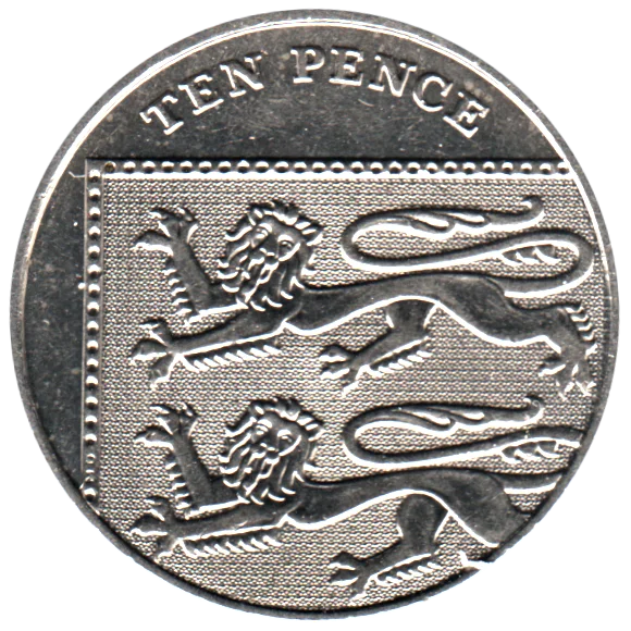 10 pence, 2012 Reverse