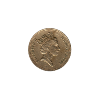 Preview 1 Pound, 1986 obverse