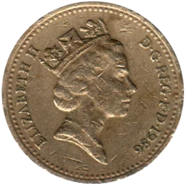 Preview 1 Pound, 1986 obverse