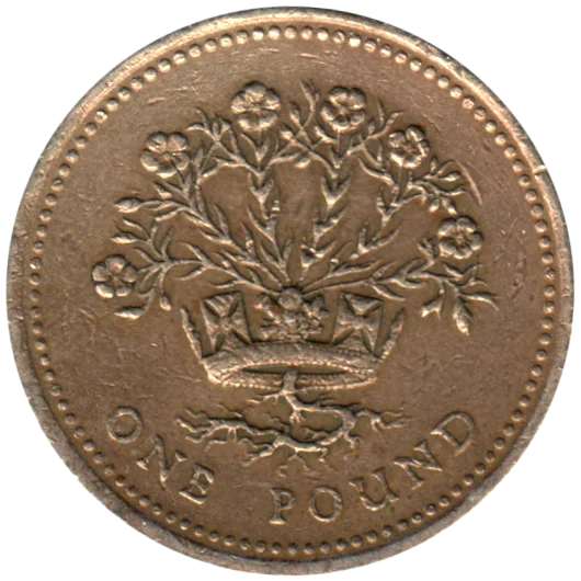 1 Pound, 1986 Reverse