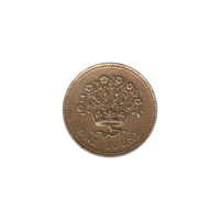 Preview 1 Pound, 1986 reverse