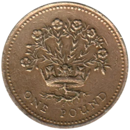 Preview 1 Pound, 1986 reverse