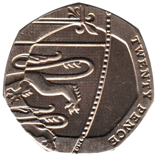 20 pence, 2015 Reverse