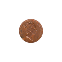 Preview 1 penny, 1987 obverse