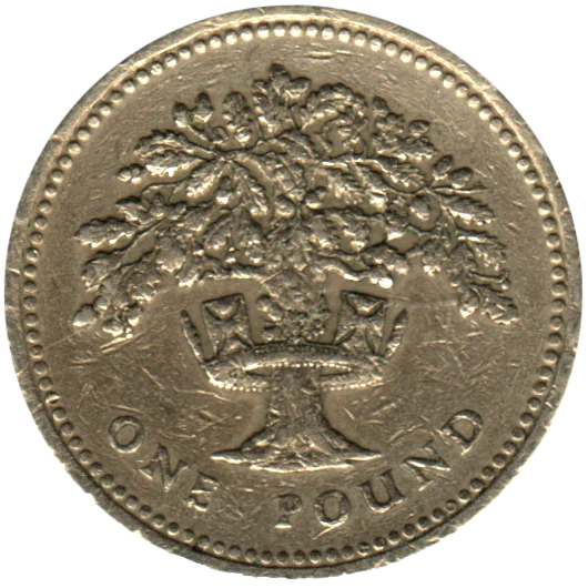 1 Pound, 1987 Reverse