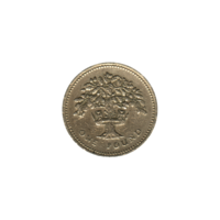 Preview 1 Pound, 1987 reverse