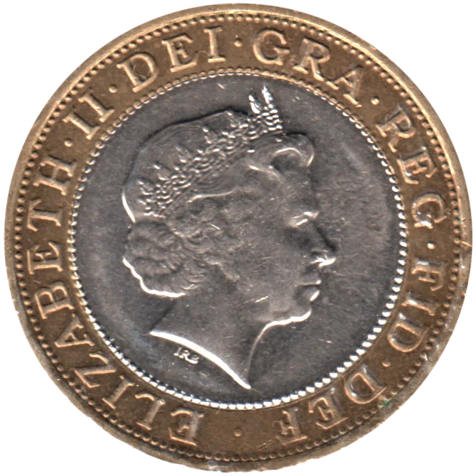 2 Pounds, 2007 Obverse