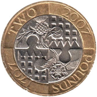 Preview 2 Pounds, 2007 reverse