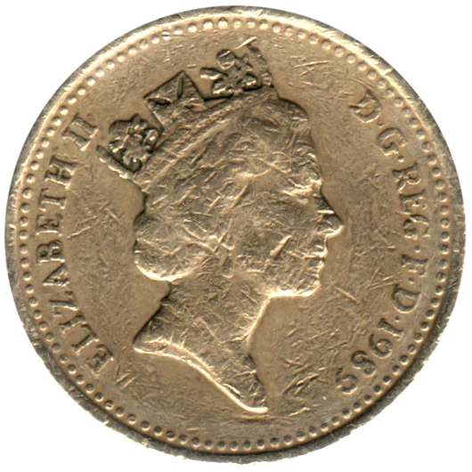 1 Pound, 1989 Obverse